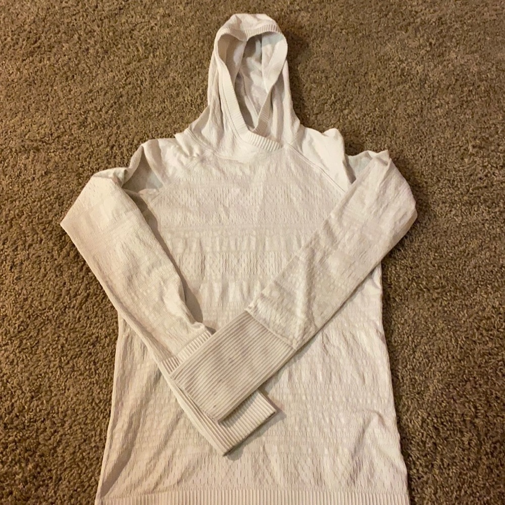 White Pattern Lulu Lemon Hoodie 🍋